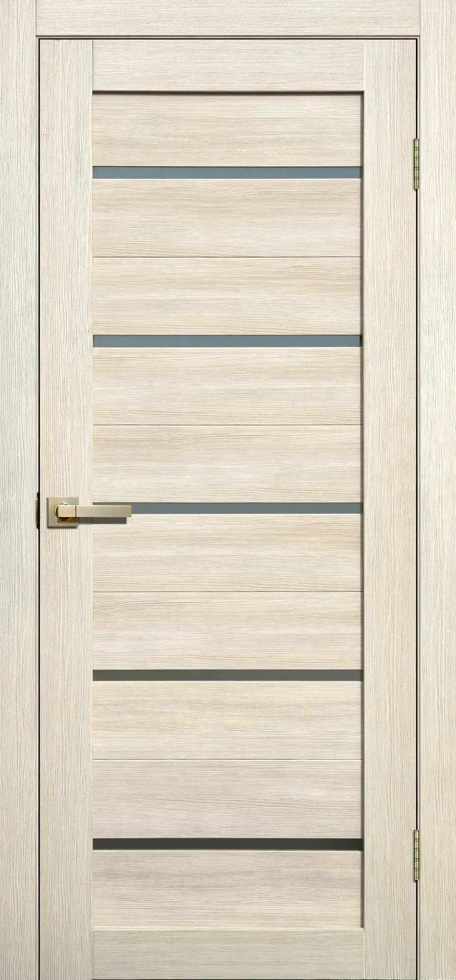 Дверь межкомнатная Порте Лайн Мюнхен 26, цвет бьянко 3D, эколайт, стекло матовое