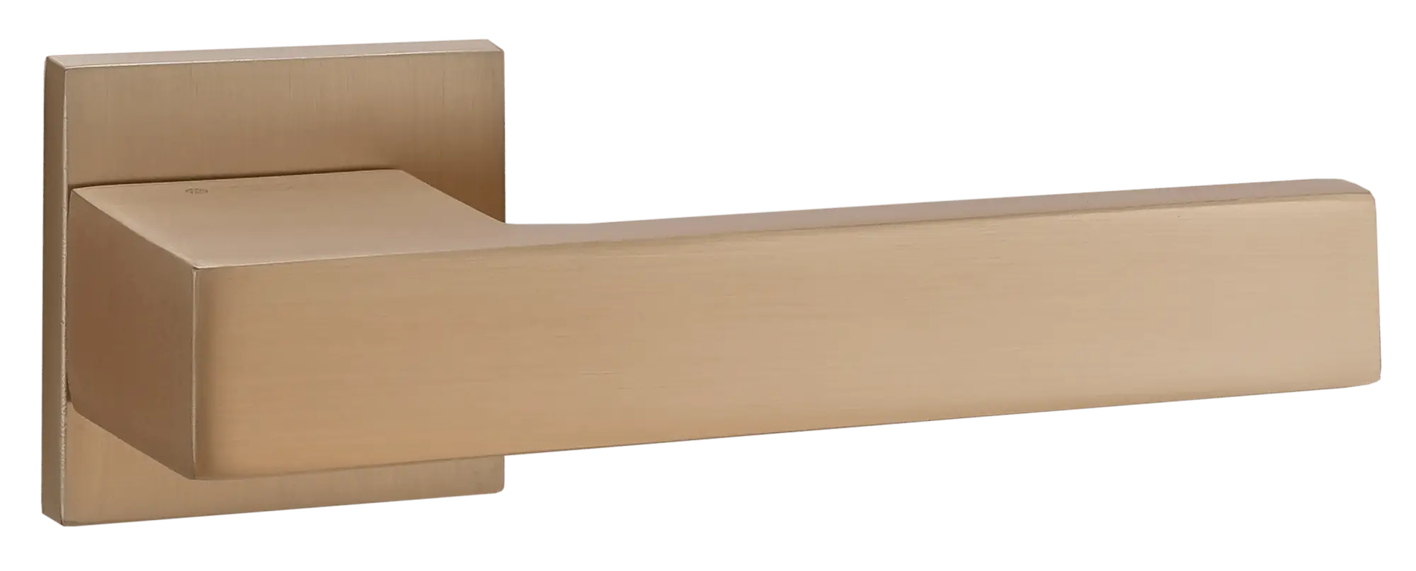 Ручка квадрат Тикс Акация 233-03 slim SSG, цвет золото матовое сатинированное (гарантия - 6 месяцев)